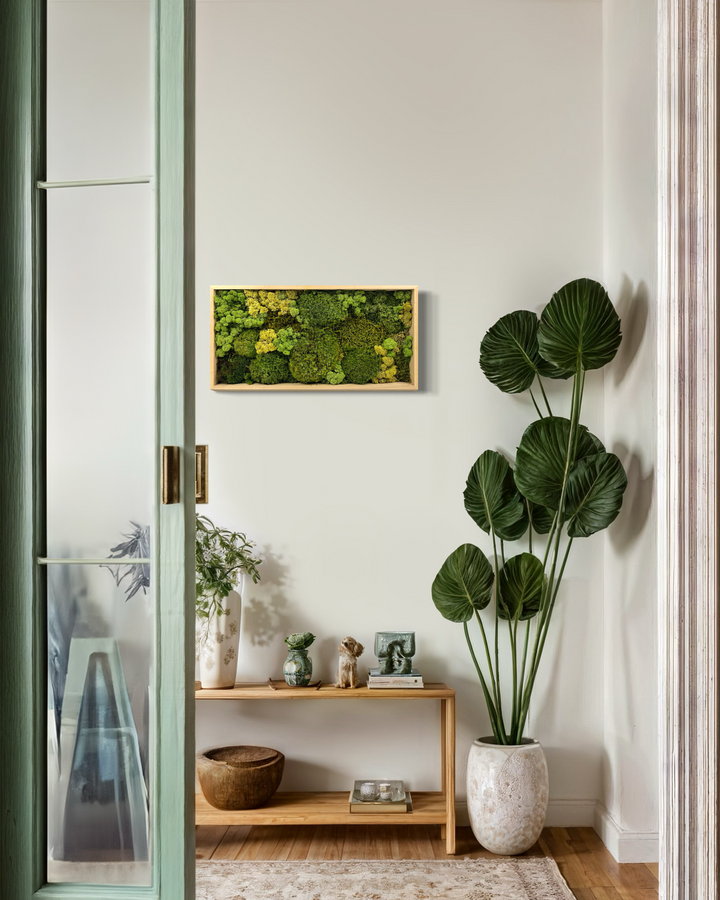 small Reindeer lichen wall picture